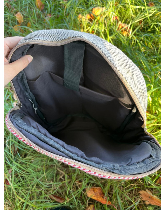 Ethno batoh z konope - OM veľký